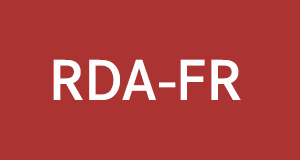 Logo du code de catalogage RDA-FR Transposition française de RDA