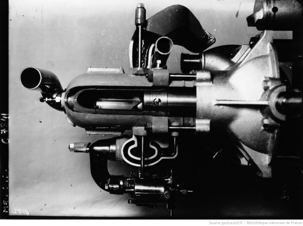 Photographie d'un moteur à deux temps