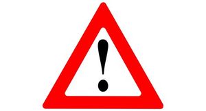 Panneau d'attention