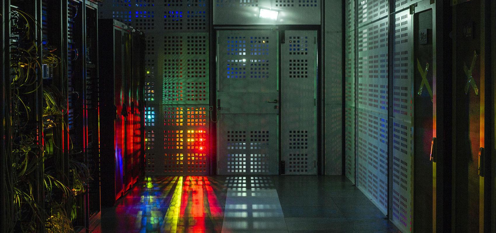 Salle des machines de la BnF © Gilles Coulon, BnF